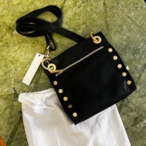 Black leather and brushed gold Hammitt bag - BNWT